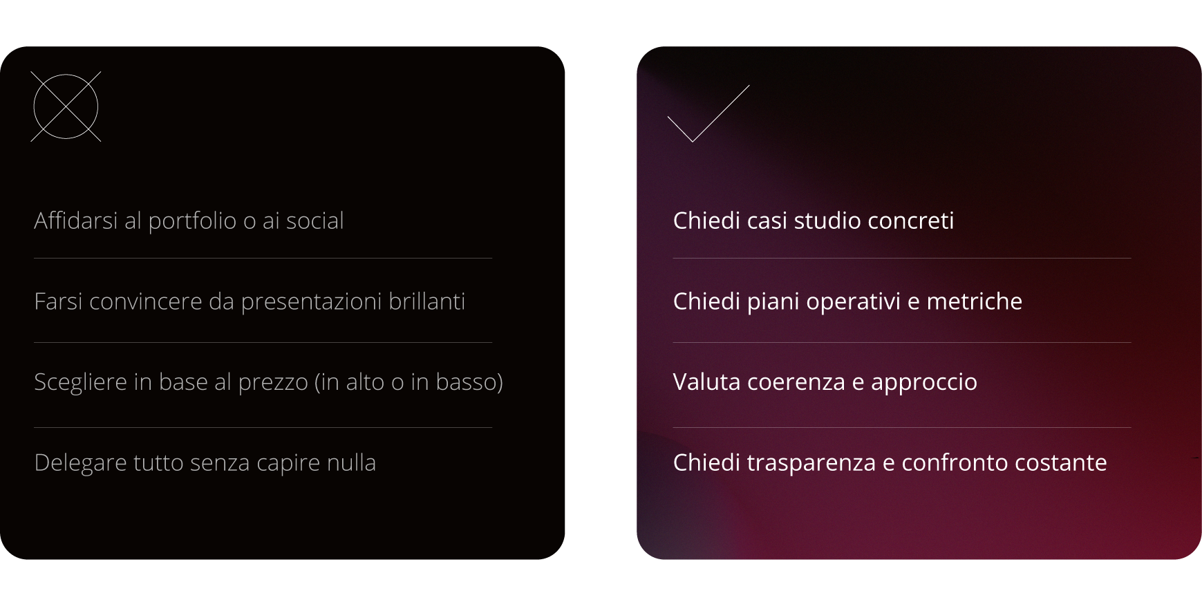 come scegliere un agenzia di marketing